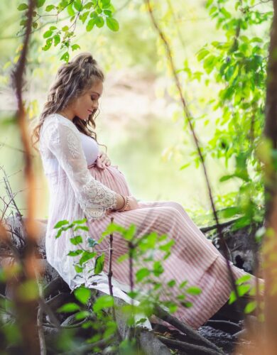 A Floral Crown for the Expectant Mother