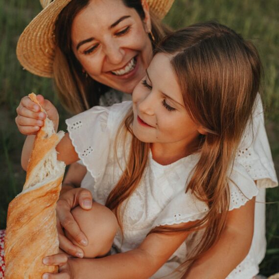 Nature's embrace A session with Mom and daughter.